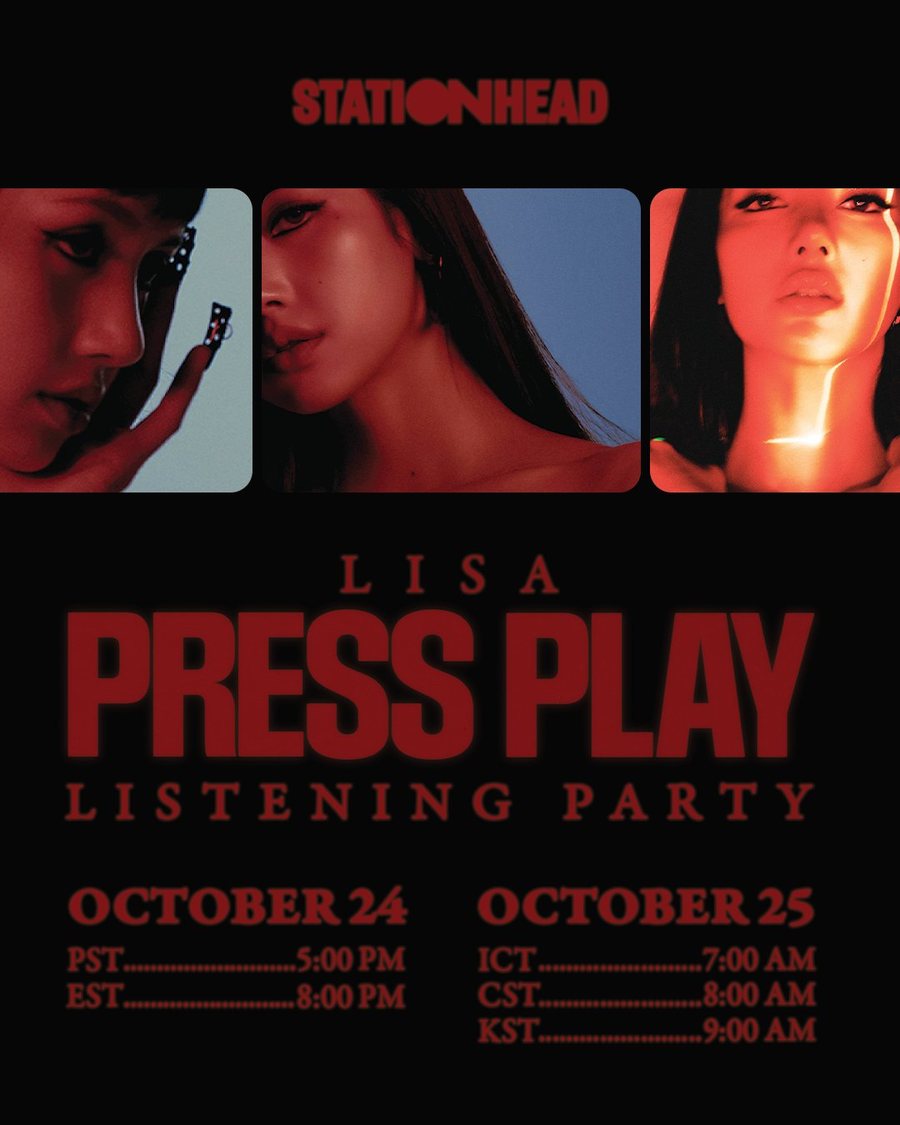 LISA PRESS PLAY Listening Party on Stationhead