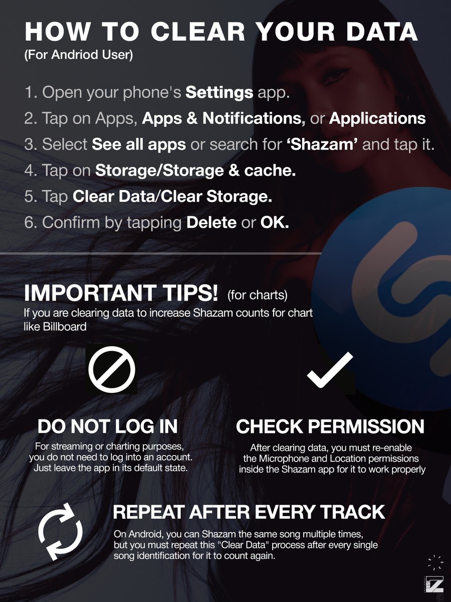 Shazam clear data guide